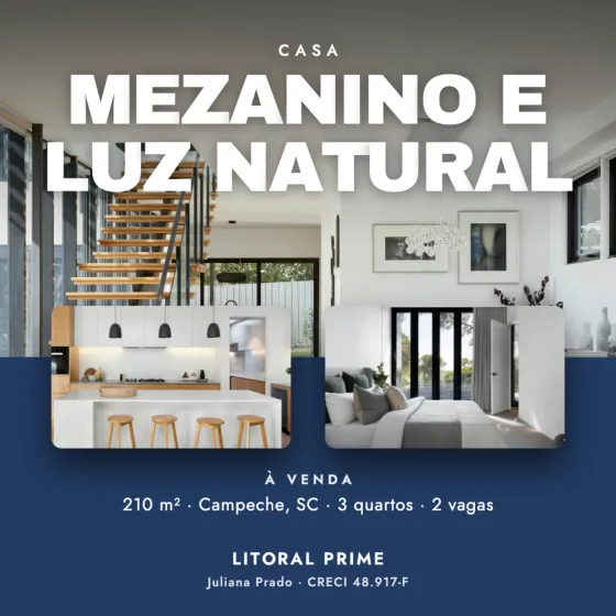 Post de exemplo: Casa · Mezanino e luz natural