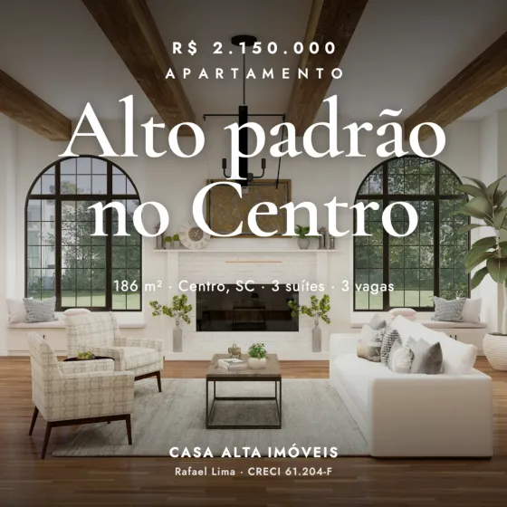 Post de exemplo: Apartamento · Alto padrão no Centro