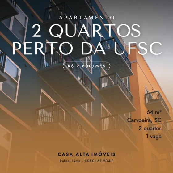 Post de exemplo: Apartamento · 2 quartos perto da UFSC