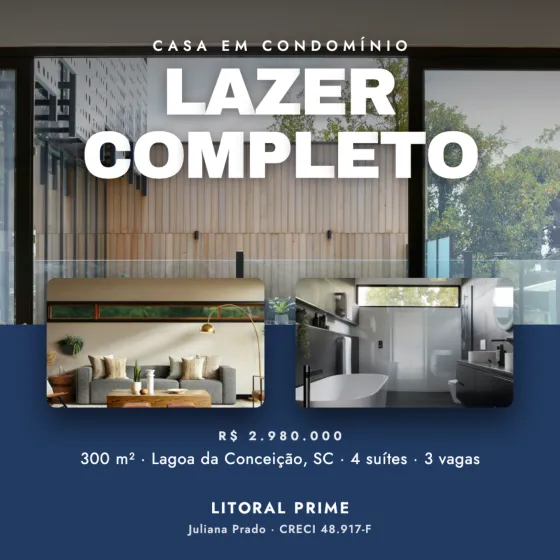 Post de exemplo: Casa em condomínio · Lazer completo