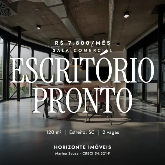Post de exemplo: Sala comercial · Escritório pronto