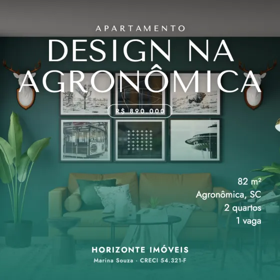 Post de exemplo: Apartamento · Design na Agronômica